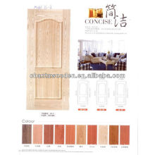 Revêtement en sapie naturel MDF moulé Toile de porte